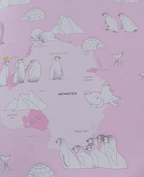 Постельное  белье Пингвины (розовый)