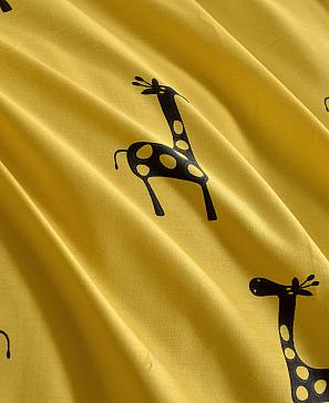 Постельное белье «Жираф (желтый)» желтое