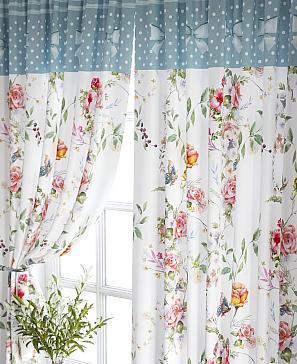 Комплект штор «Гленди» белого цвета