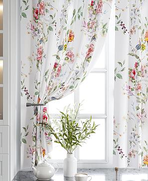 Комплект штор «Гленди» белого цвета