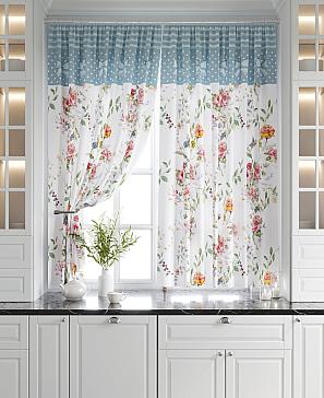 Комплект штор «Гленди» белого цвета