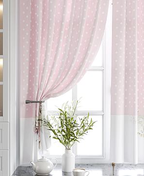 Комплект штор «Мирфин (пыльно-розовый)»