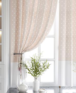 Комплект штор «Мирфин (персиковый)»