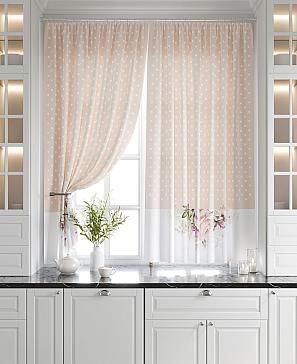 Комплект штор «Мирфин (персиковый)»