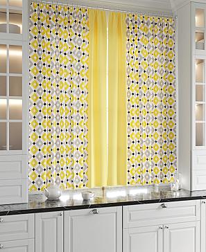 Комплект штор «Ронброс» желтого цвета