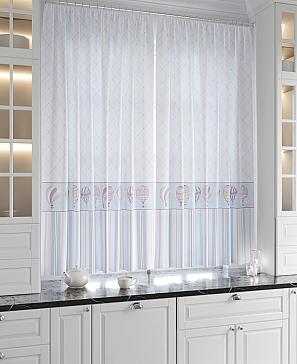 Комплект штор «Дрилси» голубого цвета