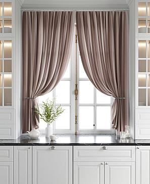 Комплект штор «Торкиз (коричневый)»
