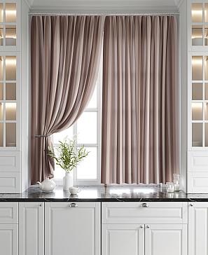 Комплект штор «Торкиз (коричневый)»