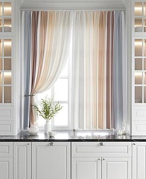 Комплект штор «Палетт (кофе и ваниль)»