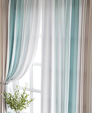 Комплект штор «Палетт (бежево-мятный)» | фото 3
