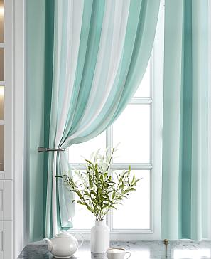 Комплект штор «Игниол (зеленый)»