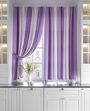 Комплект штор «Игниол» фиолетового цвета