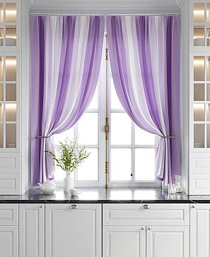 Комплект штор «Игниол» фиолетового цвета