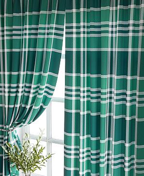 Комплект штор «Ронкос (изумруд)» | фото 3