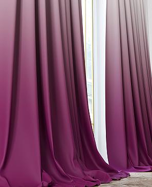 Комплект штор «Лиргос» пурпурного цвета