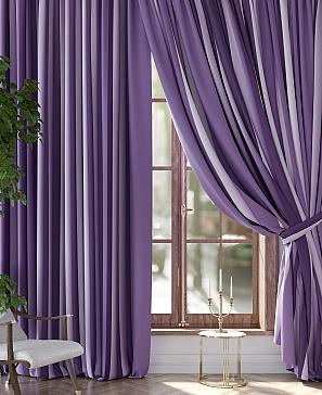 Комплект штор «Ларгис» фиолетового цвета