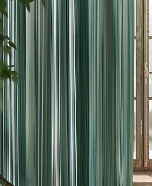 Комплект штор «Гилброн» зеленого цвета