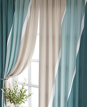 Комплект штор «Эмлиор (бирюзовый)» | фото 3