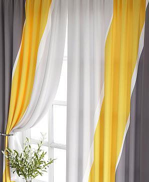 Комплект штор «Эмлиор (серо-желтый)» | фото 3