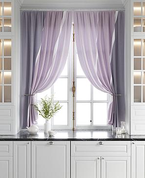 Комплект штор «Эмлиор (дымчато-сиреневый)»