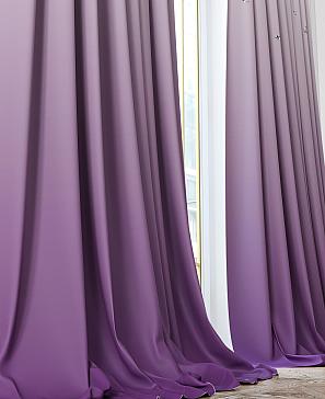Комплект штор «Минорс» фиолетового цвета