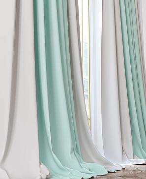 Комплект штор «Лиронсас» бирюзового цвета