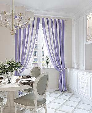Комплект штор «Линиора» фиолетового цвета