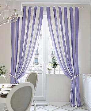Комплект штор «Линиора» фиолетового цвета