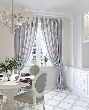 Комплект штор «Риногли (синий)» | фото 3