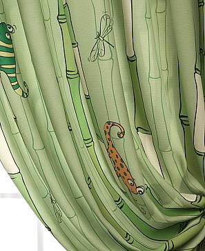 Комплект штор Филан-К зеленого цвета
