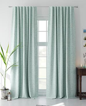 Комплект штор «Илоринс» мятного цвета
