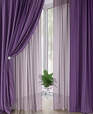 Комплект штор «Лингрони» фиолетового цвета