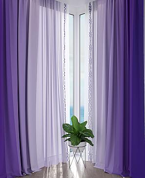 Комплект штор «Деленри» фиолетового цвета