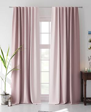 Комплект штор «Лендрис» цвета пыльной розы