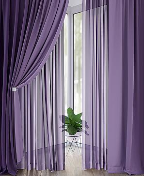 Комплект штор «Лендрис» фиолетового цвета