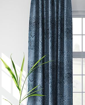 Комплект штор «Линтрос (синий)» | фото 3