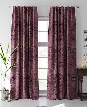 Комплект штор «Линтрос (ягодный)»