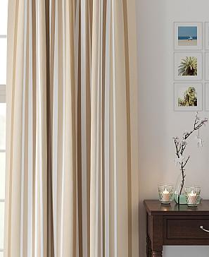 Комплект штор «Роулинс» бежевого цвета
