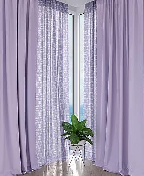 Комплект штор «Авиторис» фиолетового цвета