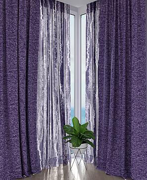 Комплект штор «Римионс» фиолетового цвета