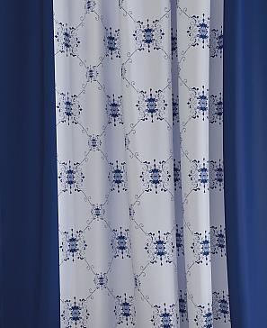 Комплект штор «Алия» синего цвета