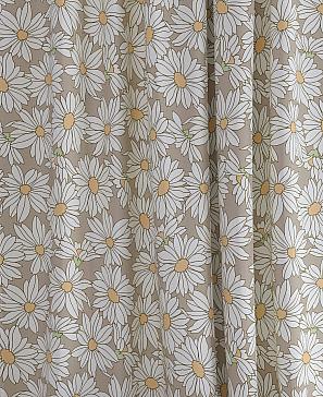 Комплект штор «Ромашки (корич.)» | фото 3