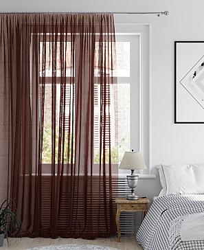 Тюль «Леонайд» цвета венге