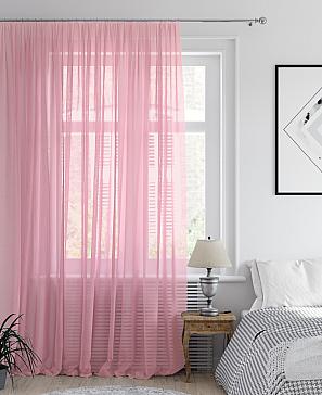 Тюль «Леонайд» розового цвета