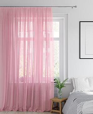 Тюль «Бартоми» розового цвета