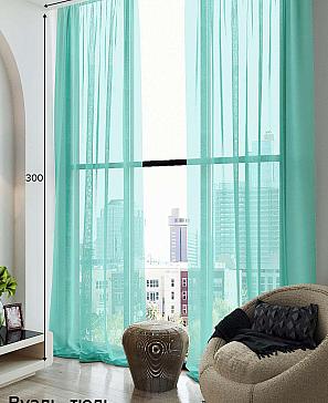 Тюль «Тавия» цвета тиффани