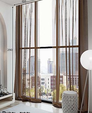 Тюль «Сиприон (венге)» | фото