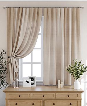 Комплект штор «Арентис» бежевого цвета
