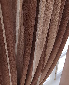 Комплект штор «Арентис» коричневого цвета