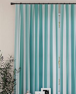 Комплект штор «Лиргонс» бирюзового цвета